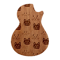 Cat Cat Background Animals Little Cat Pets Kittens Guitar Shape Wood Guitar Pick Holder Case And Picks Set by Maspions