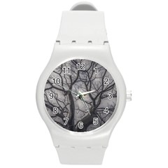 Landscape Forest Ceiba Tree, Guayaquil, Ecuador Round Plastic Sport Watch (m) by dflcprintsclothing