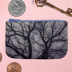 Landscape Forest Ceiba Tree, Guayaquil, Ecuador Large Coin Purse by dflcprintsclothing