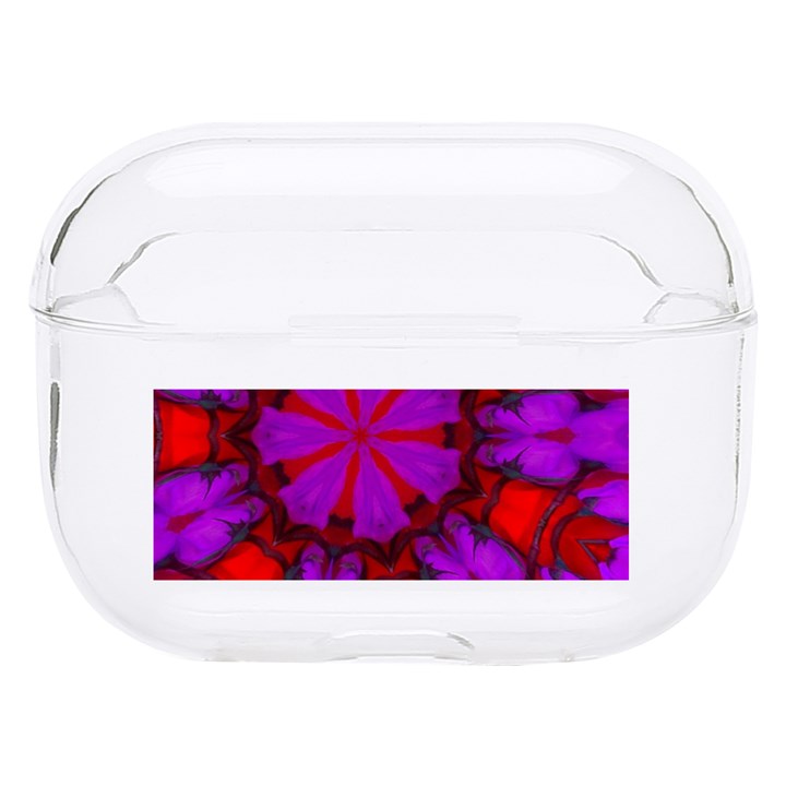  Hard PC AirPods Pro Case Red & Purple