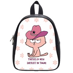 New Sheriff Pink Cowgirl School Bag (small)