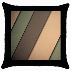 Abstract Texture, Retro Backgrounds Throw Pillow Case (black) by nateshop