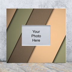 Abstract Texture, Retro Backgrounds White Wall Photo Frame 5  X 7  by nateshop