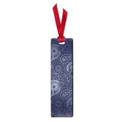 Blue Paisley Texture, Blue Paisley Ornament Small Book Marks by nateshop