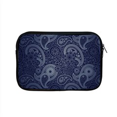 Blue Paisley Texture, Blue Paisley Ornament Apple Macbook Pro 15  Zipper Case by nateshop