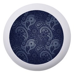 Blue Paisley Texture, Blue Paisley Ornament Dento Box With Mirror by nateshop