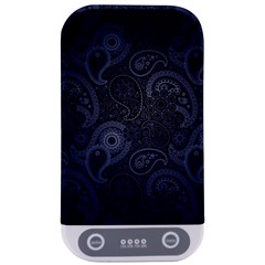 Blue Paisley Texture, Blue Paisley Ornament Sterilizers by nateshop