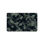 Camouflage, Pattern, Abstract, Background, Texture, Army Magnet (Name Card) Front