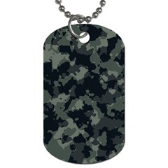 Camouflage, Pattern, Abstract, Background, Texture, Army Dog Tag (one Side) by nateshop