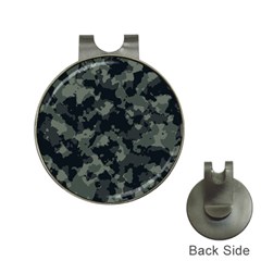 Camouflage, Pattern, Abstract, Background, Texture, Army Hat Clips With Golf Markers by nateshop