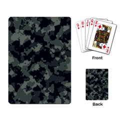 Camouflage, Pattern, Abstract, Background, Texture, Army Playing Cards Single Design (rectangle) by nateshop