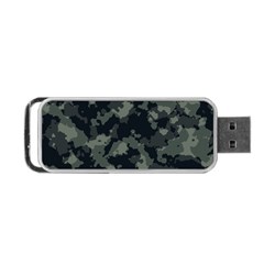 Camouflage, Pattern, Abstract, Background, Texture, Army Portable Usb Flash (one Side) by nateshop