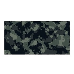 Camouflage, Pattern, Abstract, Background, Texture, Army Satin Wrap 35  X 70  by nateshop