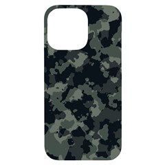 Camouflage, Pattern, Abstract, Background, Texture, Army Iphone 14 Pro Max Black Uv Print Case by nateshop