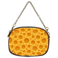 Cheese Texture Food Textures Chain Purse (two Sides) by nateshop