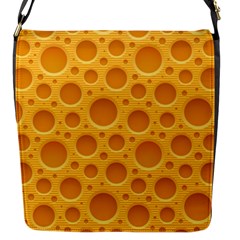 Cheese Texture Food Textures Flap Closure Messenger Bag (s) by nateshop