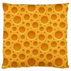 Cheese Texture Food Textures Standard Premium Plush Fleece Cushion Case (one Side) by nateshop