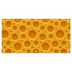 Cheese Texture Food Textures Banner And Sign 4  X 2  by nateshop