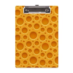 Cheese Texture Food Textures A5 Acrylic Clipboard by nateshop