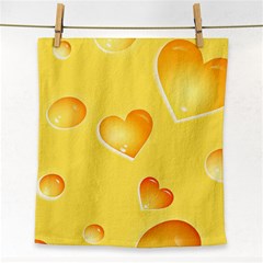 Cheese Texture, Macro, Food Textures, Slices Of Cheese Face Towel by nateshop