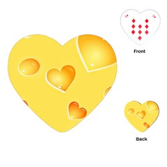 Cheese Texture, Macro, Food Textures, Slices Of Cheese Playing Cards Single Design (heart) by nateshop