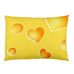 Cheese Texture, Macro, Food Textures, Slices Of Cheese Pillow Case (two Sides) by nateshop