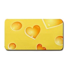 Cheese Texture, Macro, Food Textures, Slices Of Cheese Medium Bar Mat by nateshop