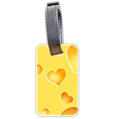 Cheese Texture, Macro, Food Textures, Slices Of Cheese Luggage Tag (two Sides) by nateshop