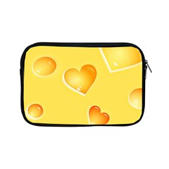 Cheese Texture, Macro, Food Textures, Slices Of Cheese Apple Ipad Mini Zipper Cases by nateshop