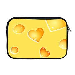 Cheese Texture, Macro, Food Textures, Slices Of Cheese Apple Macbook Pro 17  Zipper Case by nateshop