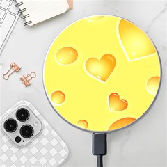 Cheese Texture, Macro, Food Textures, Slices Of Cheese Wireless Fast Charger(white) by nateshop