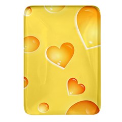 Cheese Texture, Macro, Food Textures, Slices Of Cheese Rectangular Glass Fridge Magnet (4 Pack) by nateshop