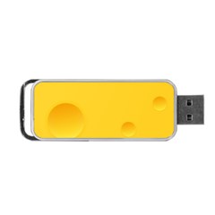 Cheese Texture, Yellow Backgronds, Food Textures, Slices Of Cheese Portable Usb Flash (one Side) by nateshop