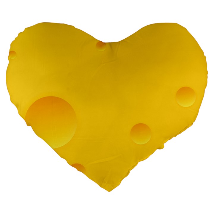 Cheese Texture, Yellow Backgronds, Food Textures, Slices Of Cheese Large 19  Premium Heart Shape Cushions