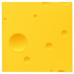 Cheese Texture, Yellow Backgronds, Food Textures, Slices Of Cheese Wooden Puzzle Square by nateshop