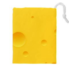 Cheese Texture, Yellow Backgronds, Food Textures, Slices Of Cheese Drawstring Pouch (5xl) by nateshop