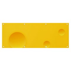 Cheese Texture, Yellow Backgronds, Food Textures, Slices Of Cheese Banner And Sign 8  X 3  by nateshop