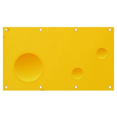 Cheese Texture, Yellow Backgronds, Food Textures, Slices Of Cheese Banner And Sign 7  X 4  by nateshop