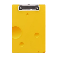 Cheese Texture, Yellow Backgronds, Food Textures, Slices Of Cheese A5 Acrylic Clipboard