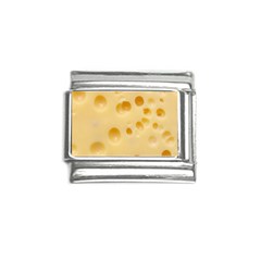 Cheese Texture, Yellow Cheese Background Italian Charm (9mm) by nateshop