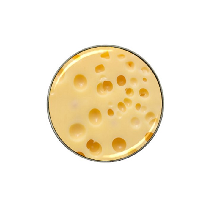 Cheese Texture, Yellow Cheese Background Hat Clip Ball Marker (10 pack)