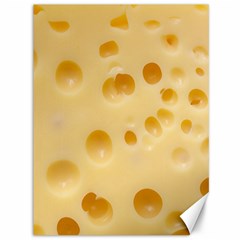 Cheese Texture, Yellow Cheese Background Canvas 36  X 48  by nateshop