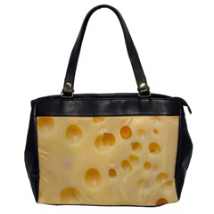 Cheese Texture, Yellow Cheese Background Oversize Office Handbag by nateshop