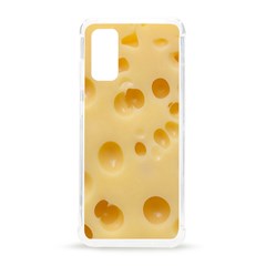 Cheese Texture, Yellow Cheese Background Samsung Galaxy S20 6 2 Inch Tpu Uv Case by nateshop