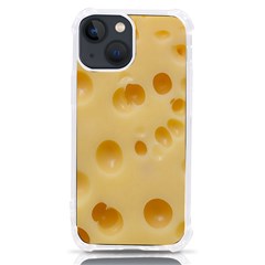 Cheese Texture, Yellow Cheese Background Iphone 13 Mini Tpu Uv Print Case by nateshop