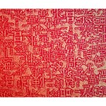 Chinese Hieroglyphs Patterns, Chinese Ornaments, Red Chinese Deluxe Canvas 14  x 11  (Stretched) 14  x 11  x 1.5  Stretched Canvas