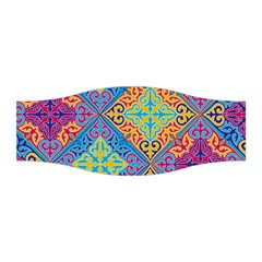 Colorful Floral Ornament, Floral Patterns Stretchable Headband by nateshop