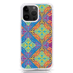 Colorful Floral Ornament, Floral Patterns Iphone 14 Pro Max Tpu Uv Print Case by nateshop