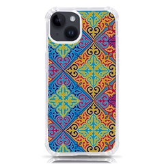 Colorful Floral Ornament, Floral Patterns Iphone 14 Tpu Uv Print Case by nateshop