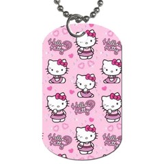 Cute Hello Kitty Collage, Cute Hello Kitty Dog Tag (one Side) by nateshop